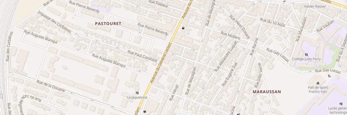 Plan du 71 Av General Leclerc à Narbonne