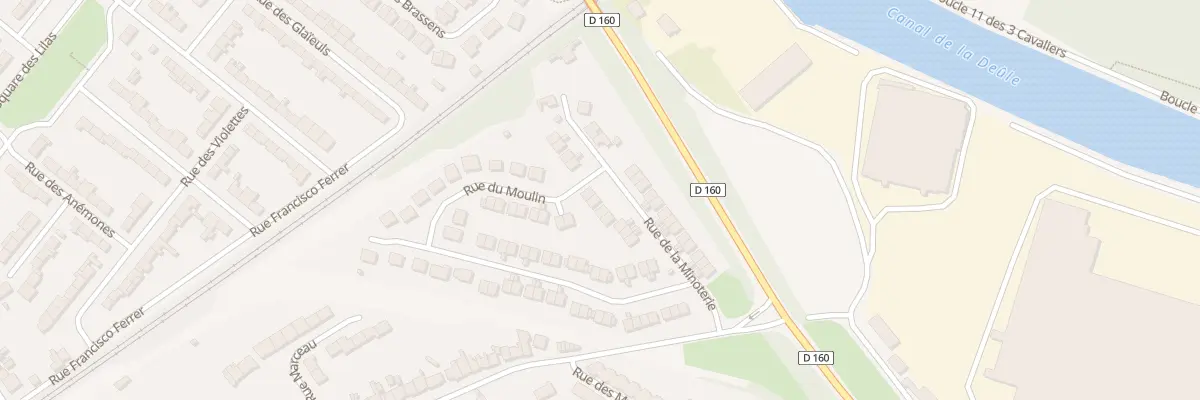 Plan du 11 Rue de la Minoterie à Dourges