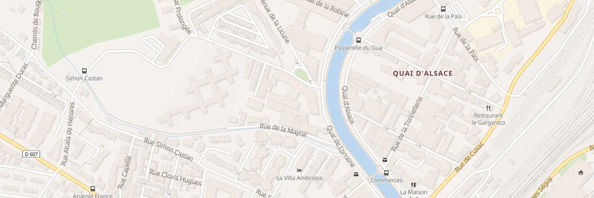 Plan du 16 Quai de Lorraine à Narbonne