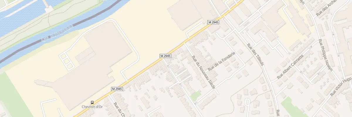 Plan du 87 Rue d’Armentières à Comines