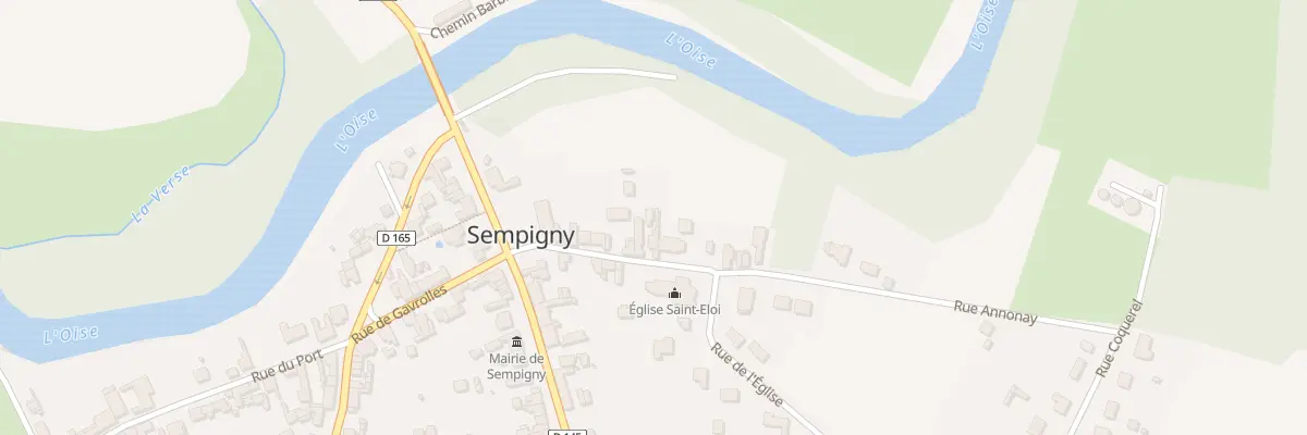 Plan du 11 Rue de l’Eglise à Sempigny