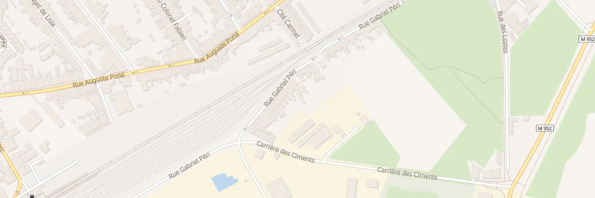 Plan du 112 Rue Gabriel Péri à Haubourdin