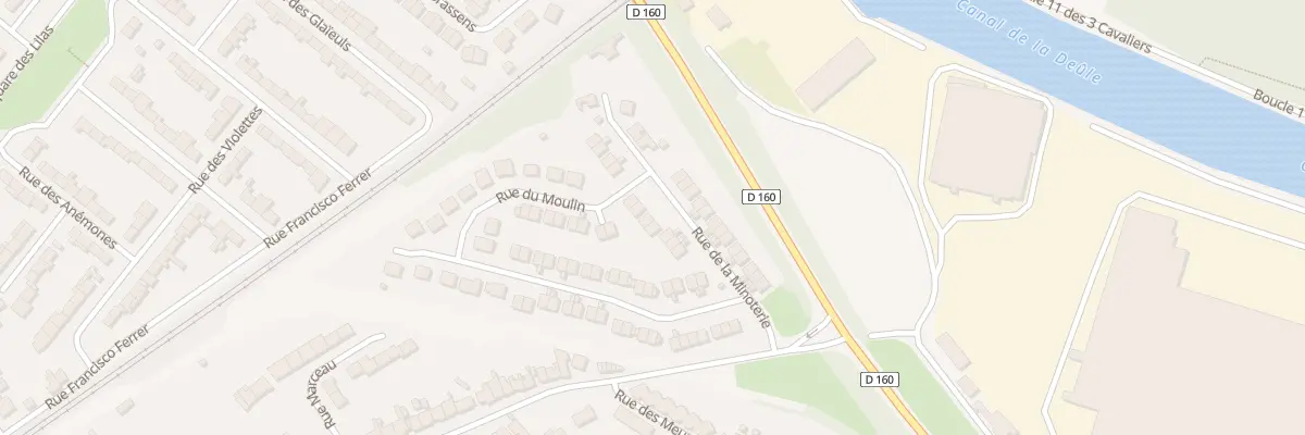 Plan du 9 Rue de la Minoterie à Dourges