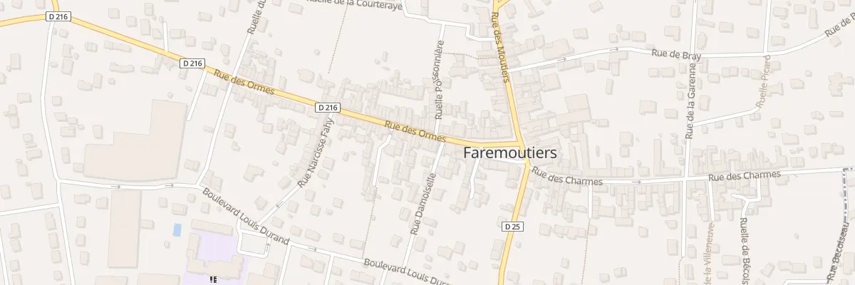 Plan du 12 Rue des Ormes à Faremoutiers