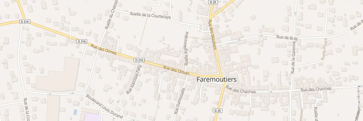 Plan du 19 Rue des Ormes à Faremoutiers