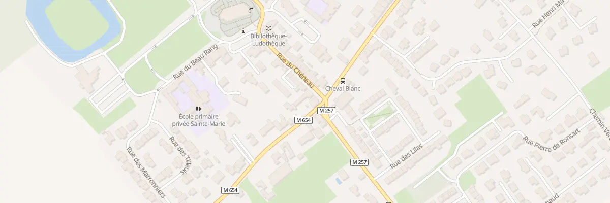 Plan du 10 Rue du Chéneau à Verlinghem