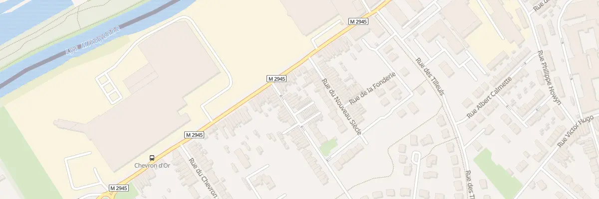 Plan du 5 Rue Saint-Antoine à Comines