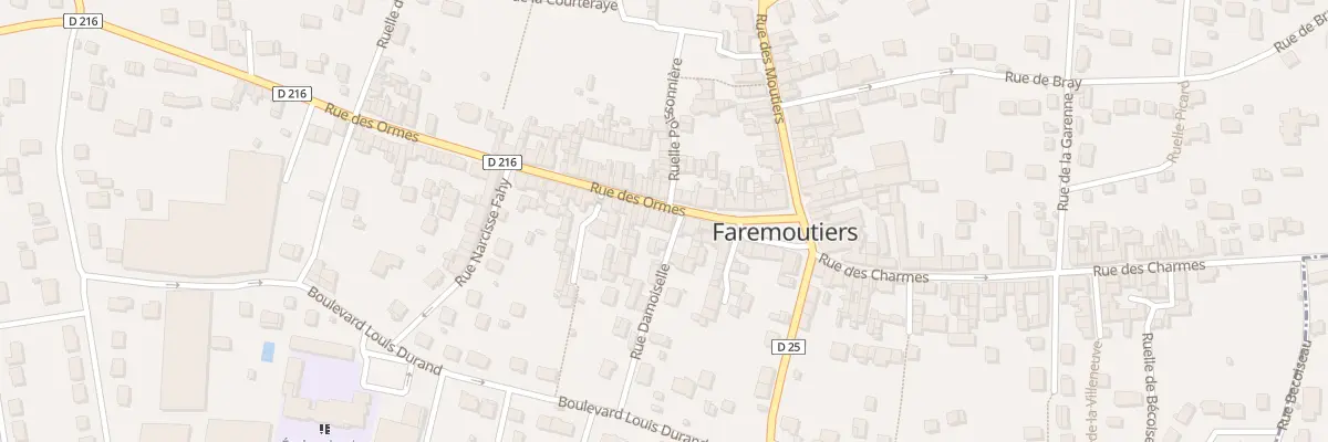 Plan du 10 Rue des Ormes à Faremoutiers