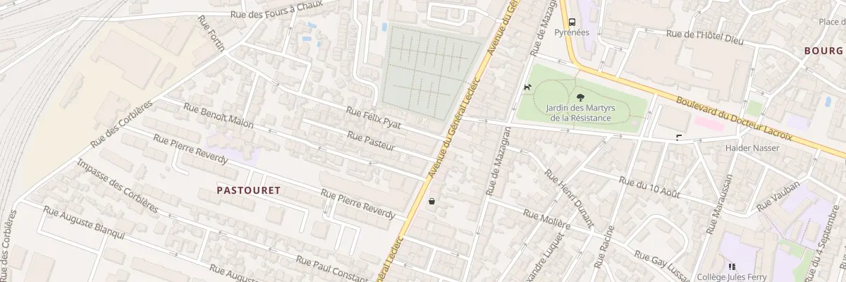Plan du 1 Rue Félix Pyat à Narbonne