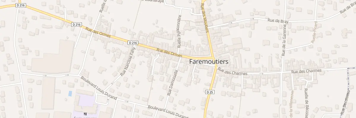 Plan du 8 Rue des Ormes à Faremoutiers