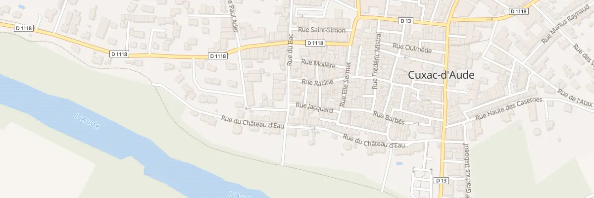 Plan du 10 Rue Jacquard à Cuxac-d’Aude
