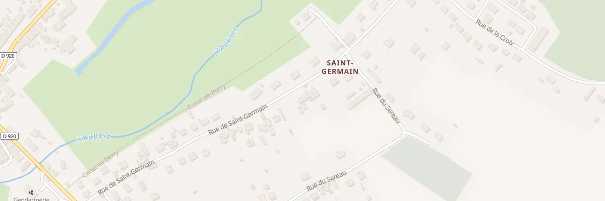 Plan du 36 Rue de Saint-Germain à Jouet-sur-l’Aubois