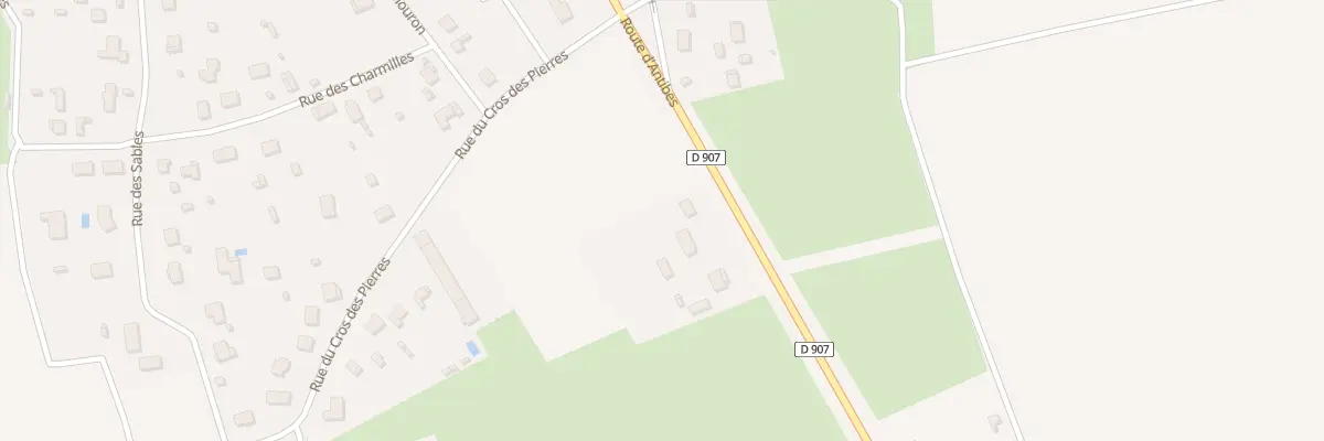 Plan du 92 Rte d’Antibes à Mesves-sur-Loire