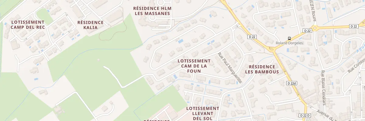 Plan du 20 Rue Michel Montaigne à Saint-Cyprien