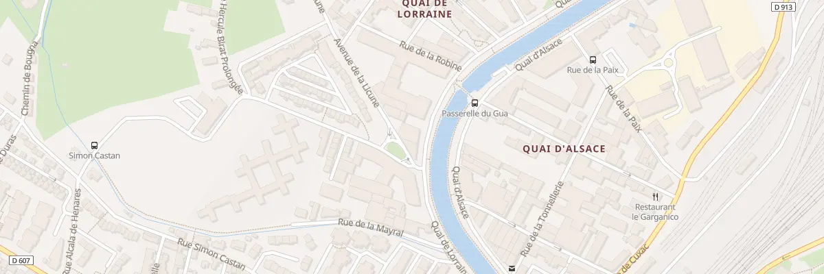 Plan du 20 Quai de Lorraine à Narbonne