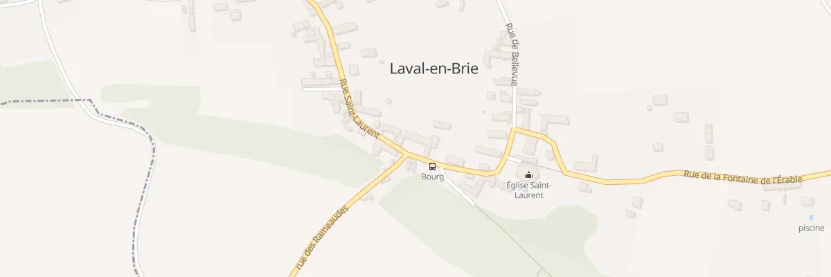 Plan du 10 Rue Saint Laurent à Laval-en-Brie