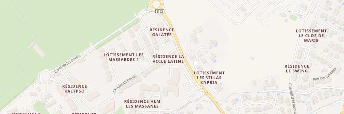 Plan du 5 Rue Joseph Baylet à Saint-Cyprien