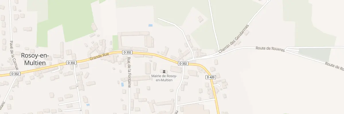 Plan du 5 Gr Grande Rue à Rosoy-en-Multien