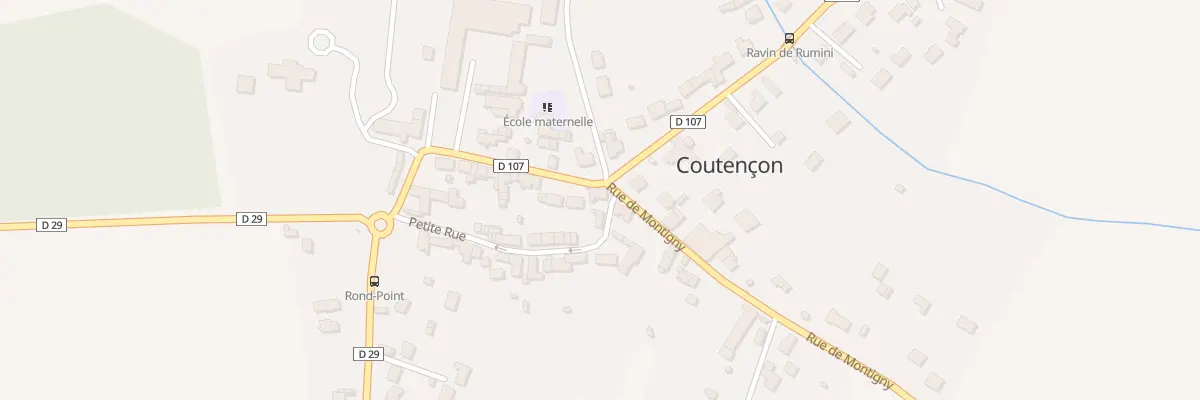 Plan du 192 Rue Grande à Coutençon