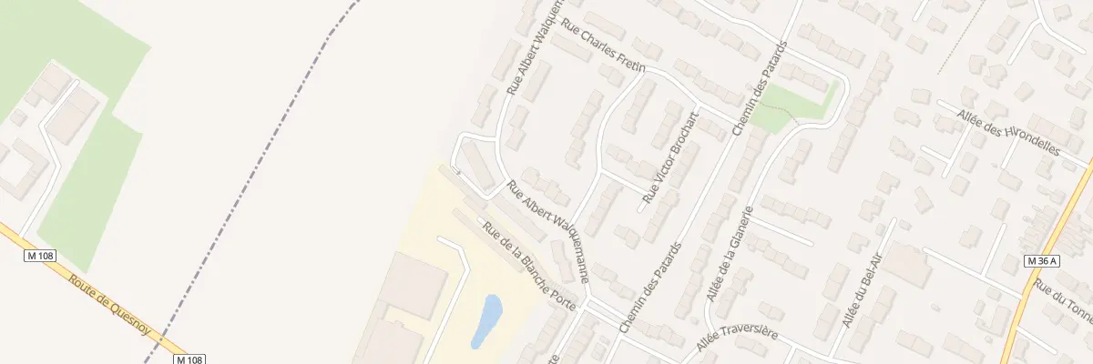 Plan du 14 Rue Albert Walquemanne à Quesnoy-sur-Deûle