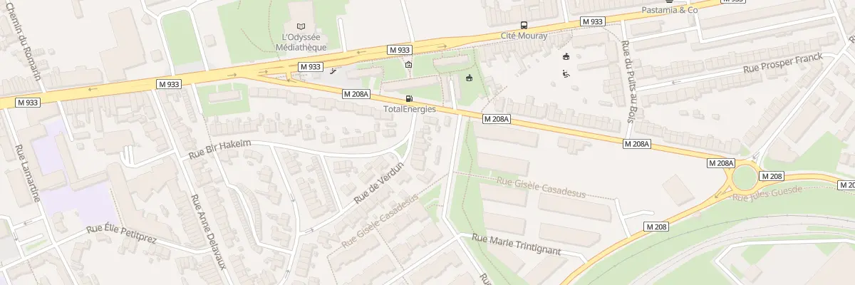 Plan du 54 Rue de Verdun Lomme à Lille