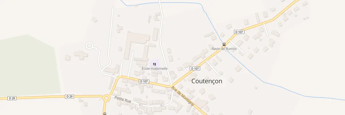 Plan du 60 Rue des Billettes à Coutençon