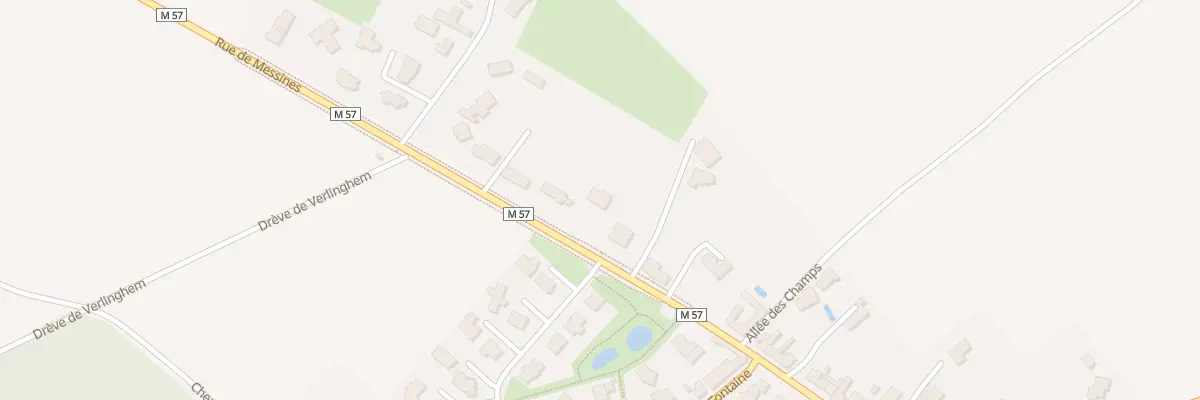 Plan du 144 Che de Messines à Verlinghem
