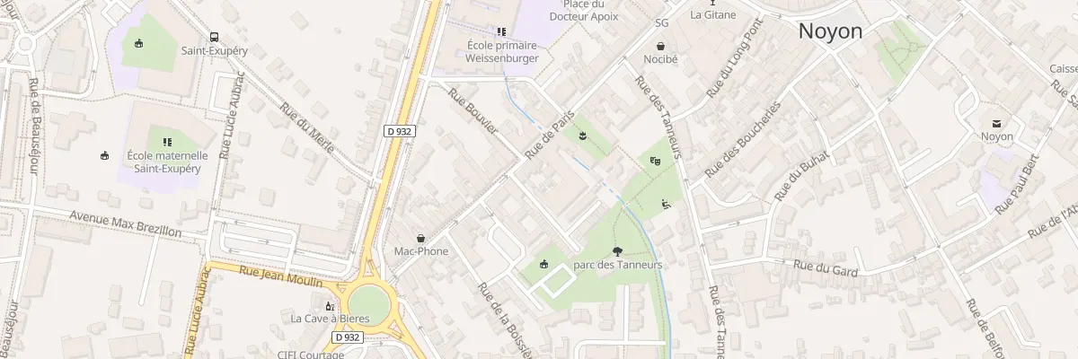 Plan du 45 Rue de Paris à Noyon