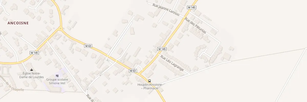 Plan du 9 Rue de Noyelles à Houplin-Ancoisne