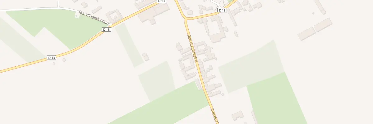 Plan du 7 Rue du Calvaire à Cagnicourt