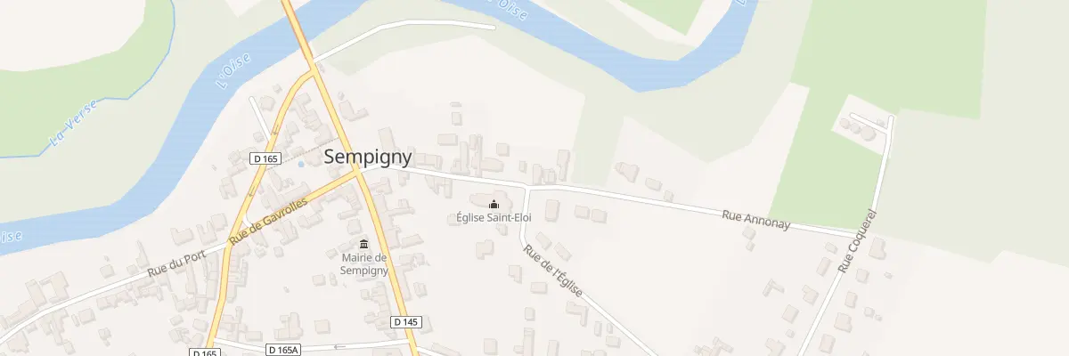 Plan du 15 Rue de l’Eglise à Sempigny