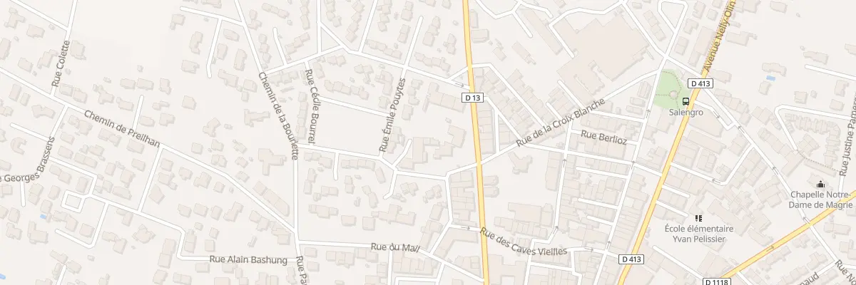 Plan du 9999 Rue Francis Vals à Cuxac-d’Aude