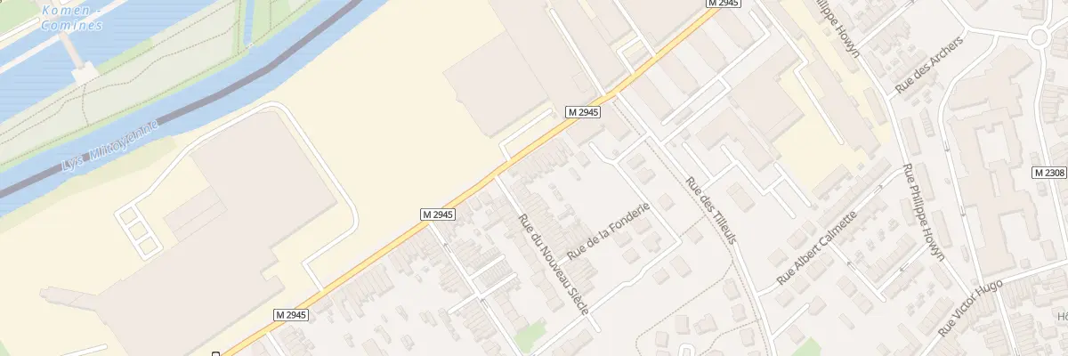 Plan du 79 Rue d’Armentières à Comines