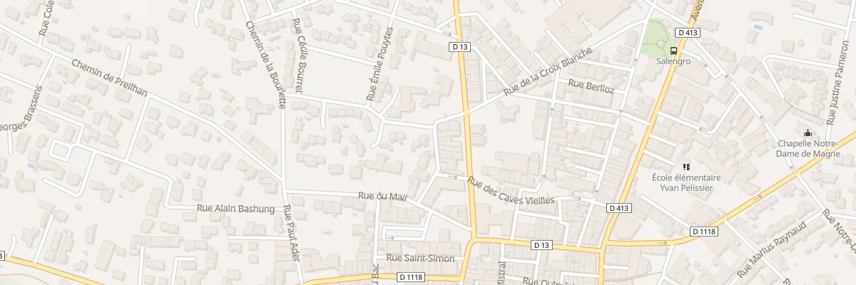 Plan du 1 Rue Francis Vals à Cuxac-d’Aude