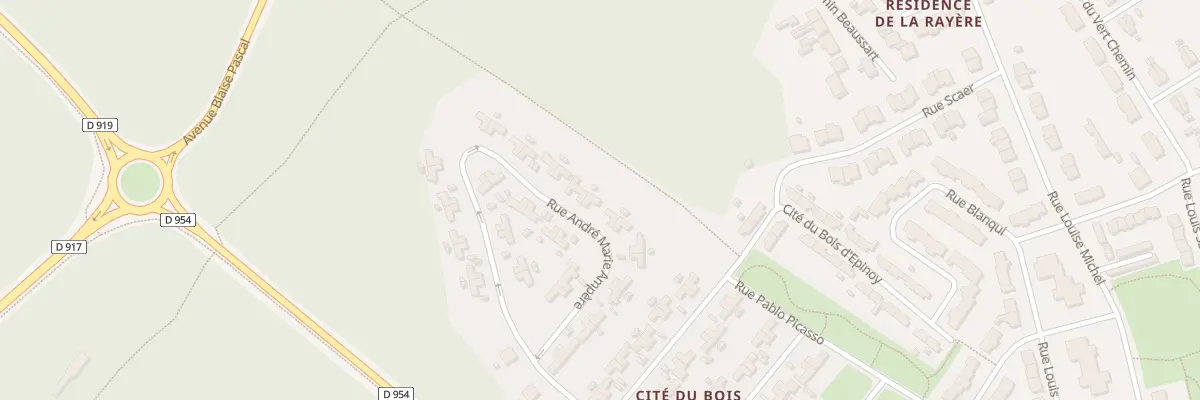 Plan du 22 Rue André Marie Ampère à Libercourt