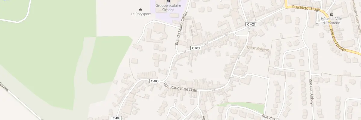 Plan du 59 Rue Léon Gambetta à Emmerin