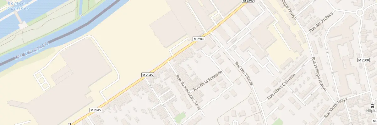 Plan du 73 Rue d’Armentières à Comines