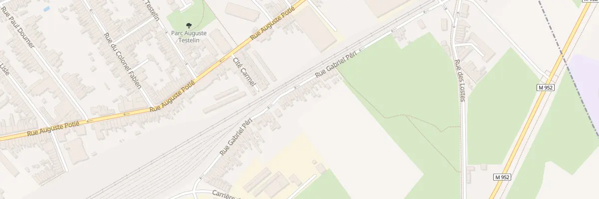 Plan du 152 Rue Gabriel Péri à Haubourdin