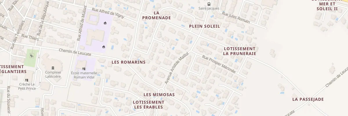 Plan du 18 Av Aristide Maillol à Saint-Laurent-de-la-Salanque