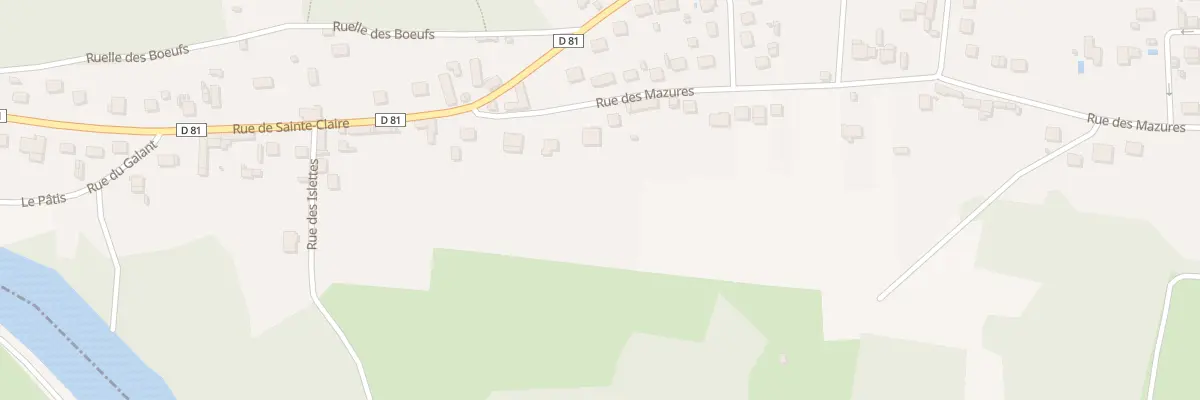 Plan du 55 Rue des Mazures à Berneuil-sur-Aisne