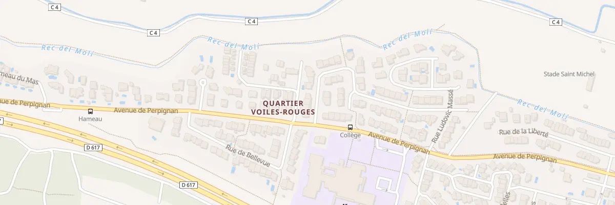 Plan du 5 Rue des Chênes Verts à Canet-en-Roussillon
