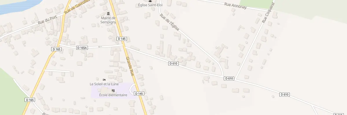 Plan du 5 Rue du Château d’Eau à Sempigny