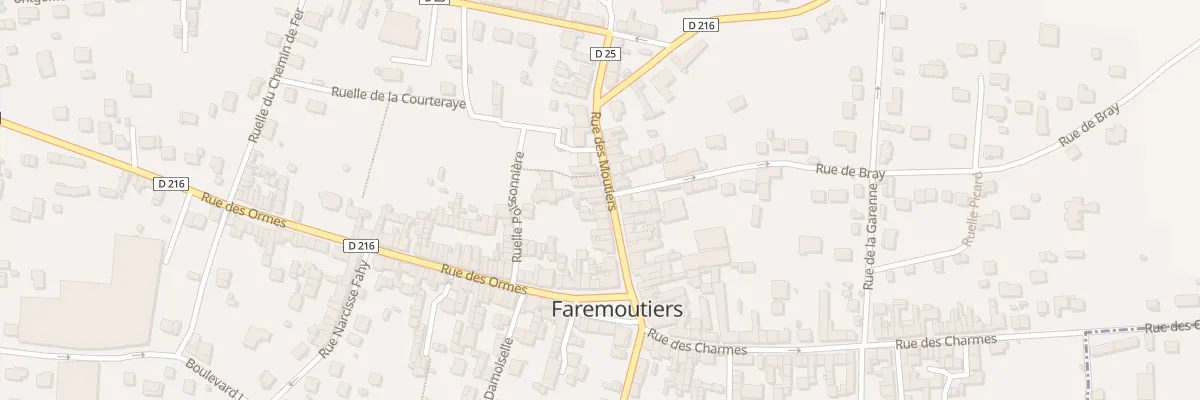 Plan du 18 Rue des Moutiers à Faremoutiers