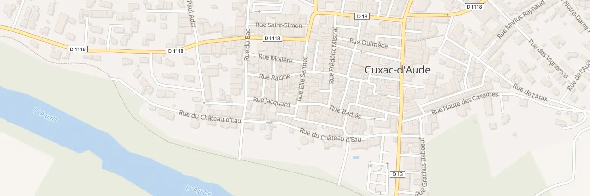 Plan du 20 Rue Elie Sermet à Cuxac-d’Aude