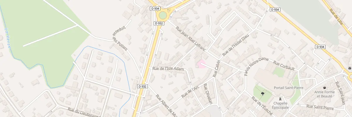 Plan du 8 Rue de Metz à Noyon