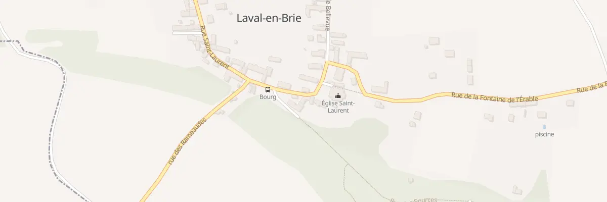 Plan du 5 Rue Saint Laurent à Laval-en-Brie