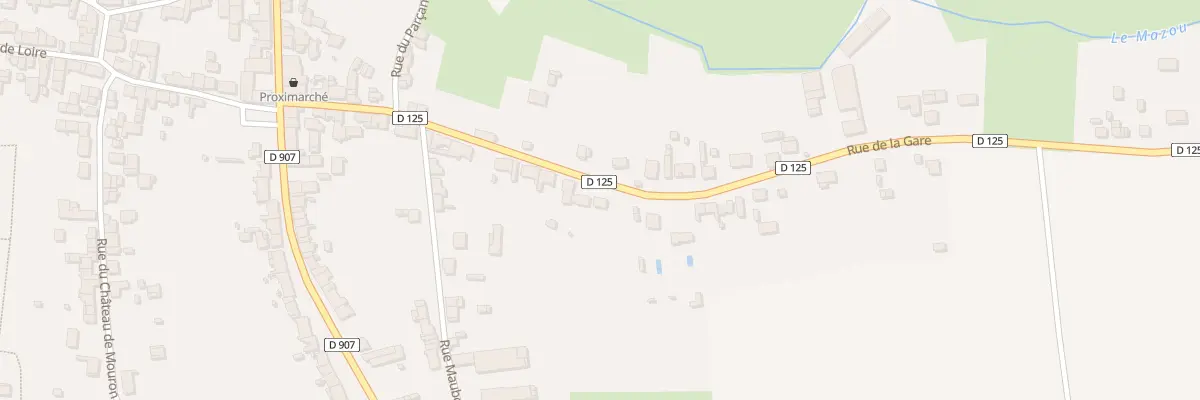 Plan du 24 Av de la Gare à Mesves-sur-Loire
