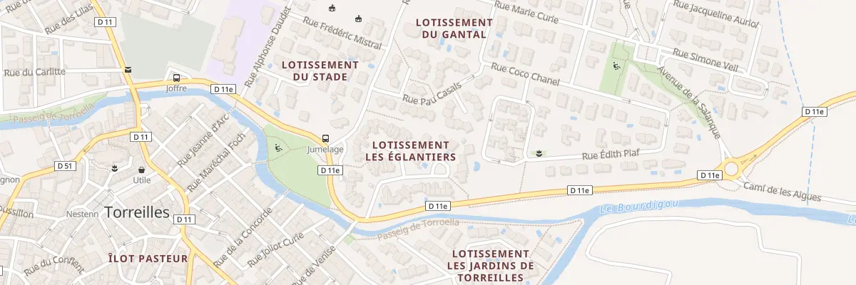 Plan du 7B Lot les Eglantiers à Torreilles