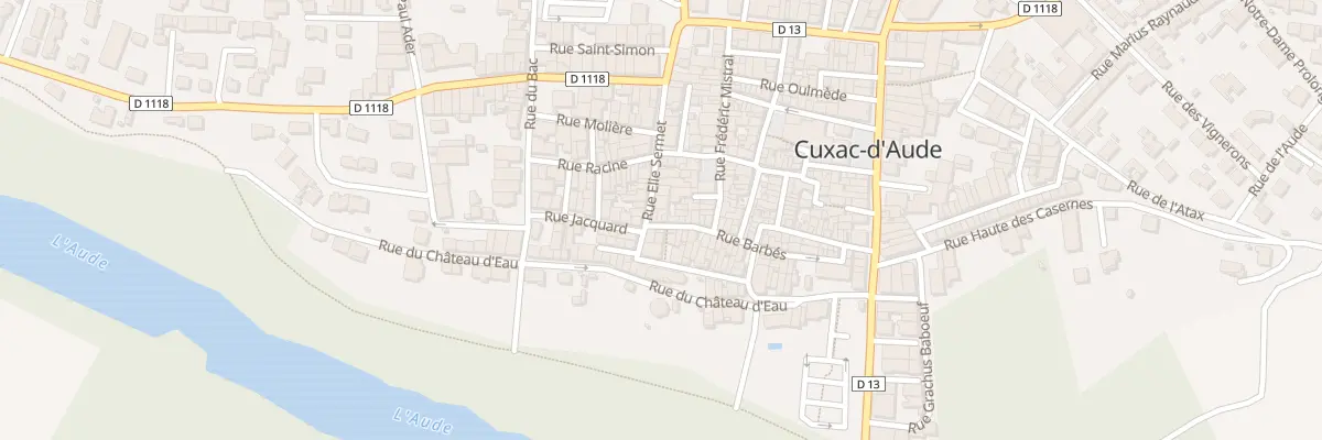 Plan du 36 Rue Barbés à Cuxac-d’Aude