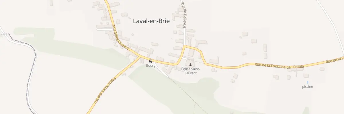 Plan du 4 Rue Saint Laurent à Laval-en-Brie